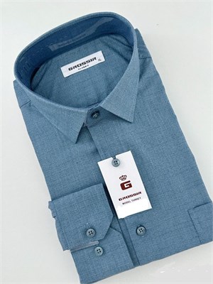 Сорочка бирюзовая 2303