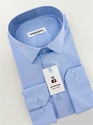 Сорочка мужская  длинный рукав G-7214