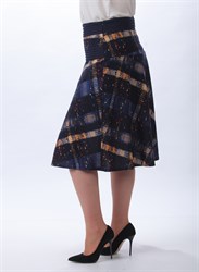 Юбка миди на кокетке 426