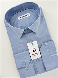 Сорочка однотонная светло-синяя 2355