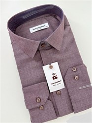 Сорочка приталенная чайная роза 2329